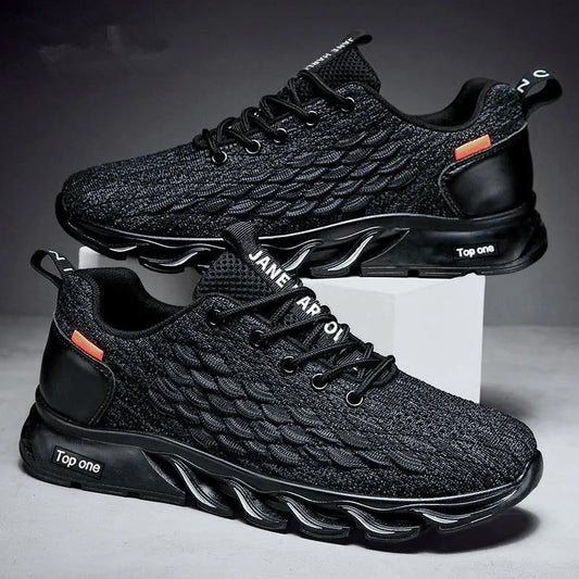 Men's Running Shoes Air Cushion Sneaker Mesh Casual Shoes Breathable Versatile Shoes