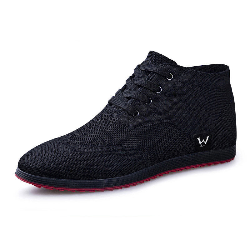 Breathable Canvas Casual Shoes - Single Layer Sneakers for Men