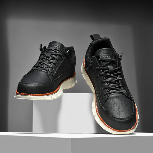Men's Plus Size Canvas Sneakers - Soft Bottom All-Match Casual Shoes