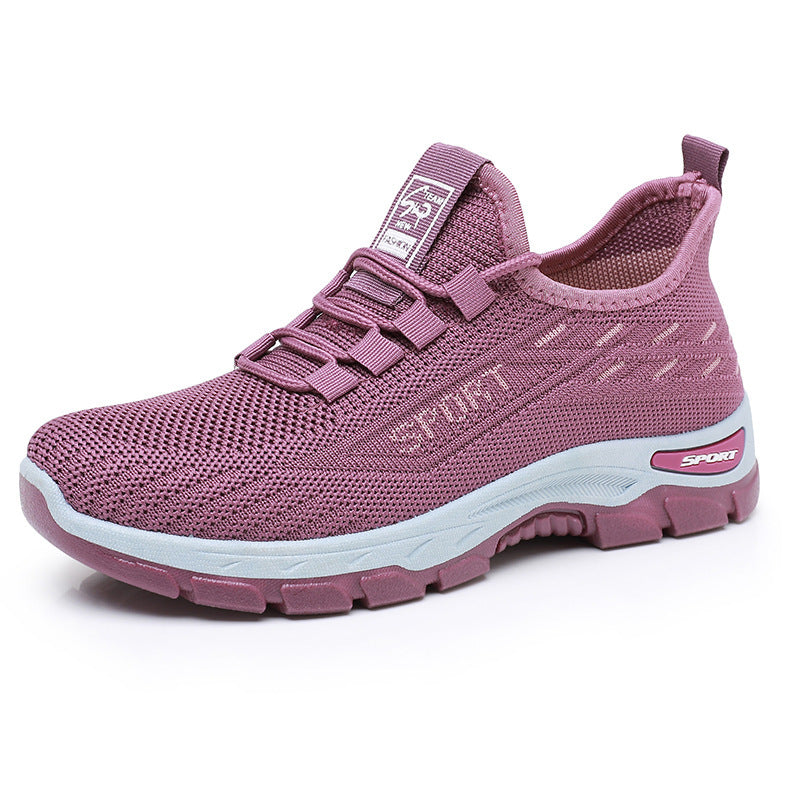 Casual Soft Sole Sneakers - Lightweight Breathable Comfortable Shoes