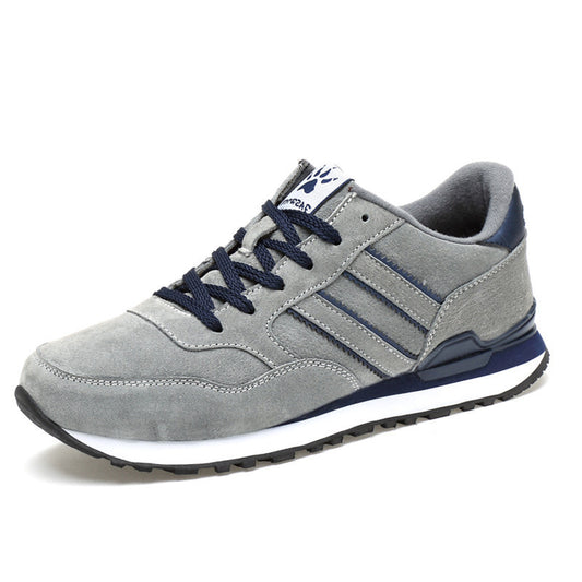 Men's Leather Casual Sneakers - Student-Friendly Everyday Shoes