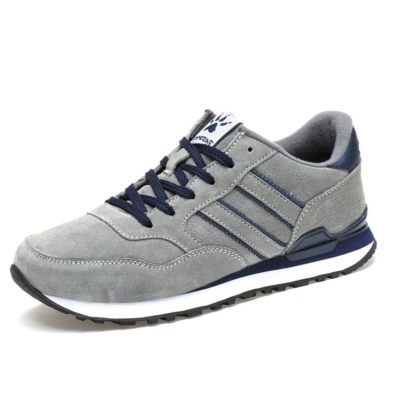 Men's Leather Casual Sneakers - Student-Friendly Everyday Shoes