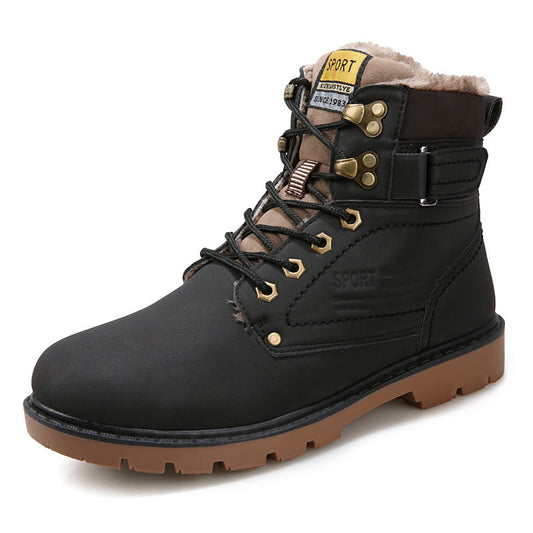 Men's High-Top Desert Work Boots - Tactical Outdoor Ankle Boots