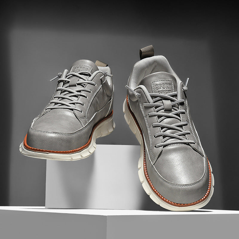 Men's Plus Size Canvas Sneakers - Soft Bottom All-Match Casual Shoes