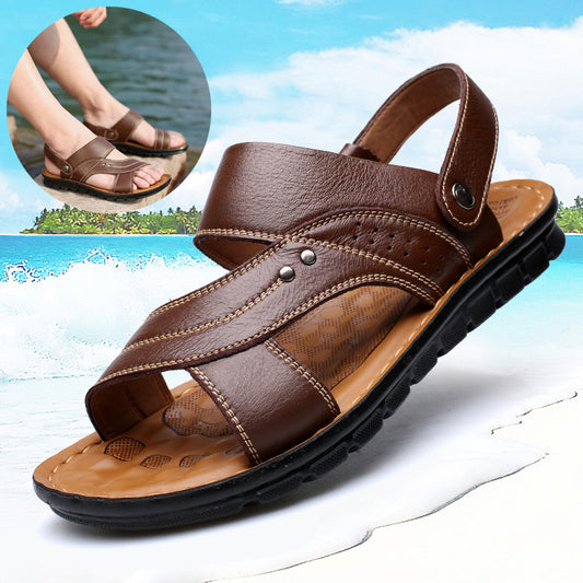 Men's Adjustable Back Strap Sandals - Summer Beach Slides