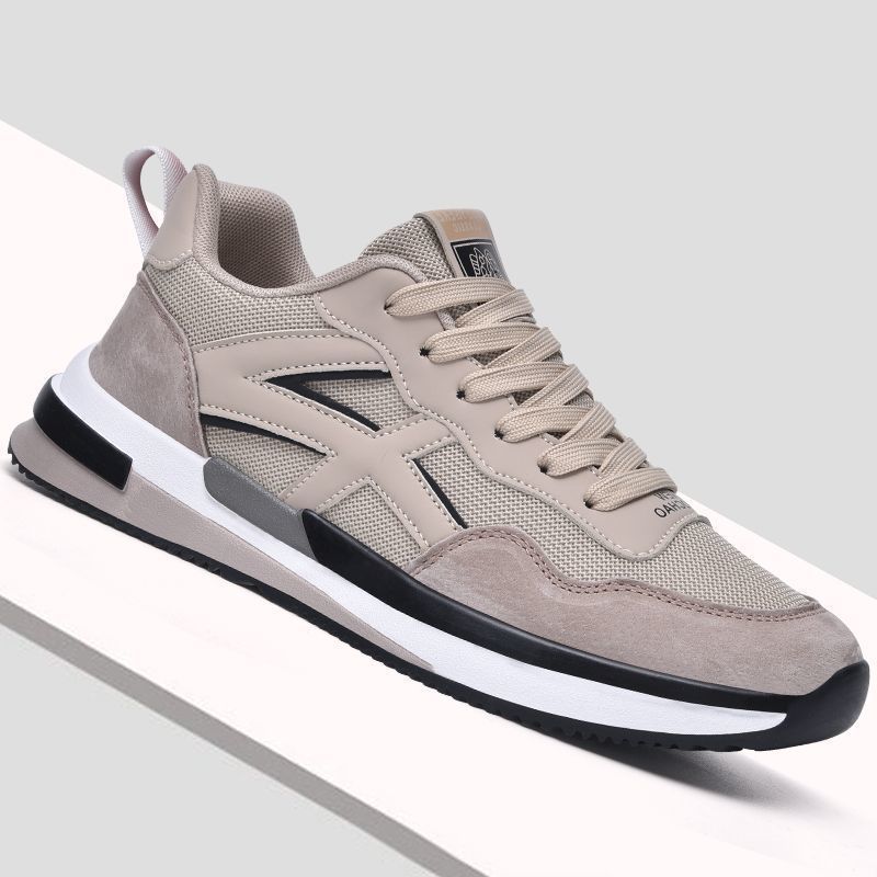Leather Breathable Casual Sneakers - Comfortable Sports Athletic Shoes