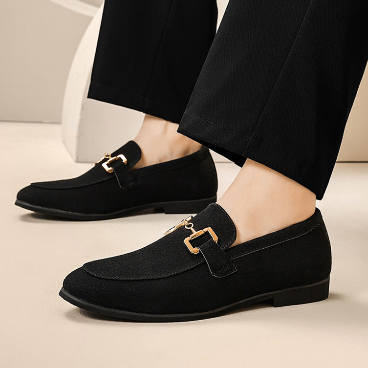 Men's Suede Leather Driving Loafers