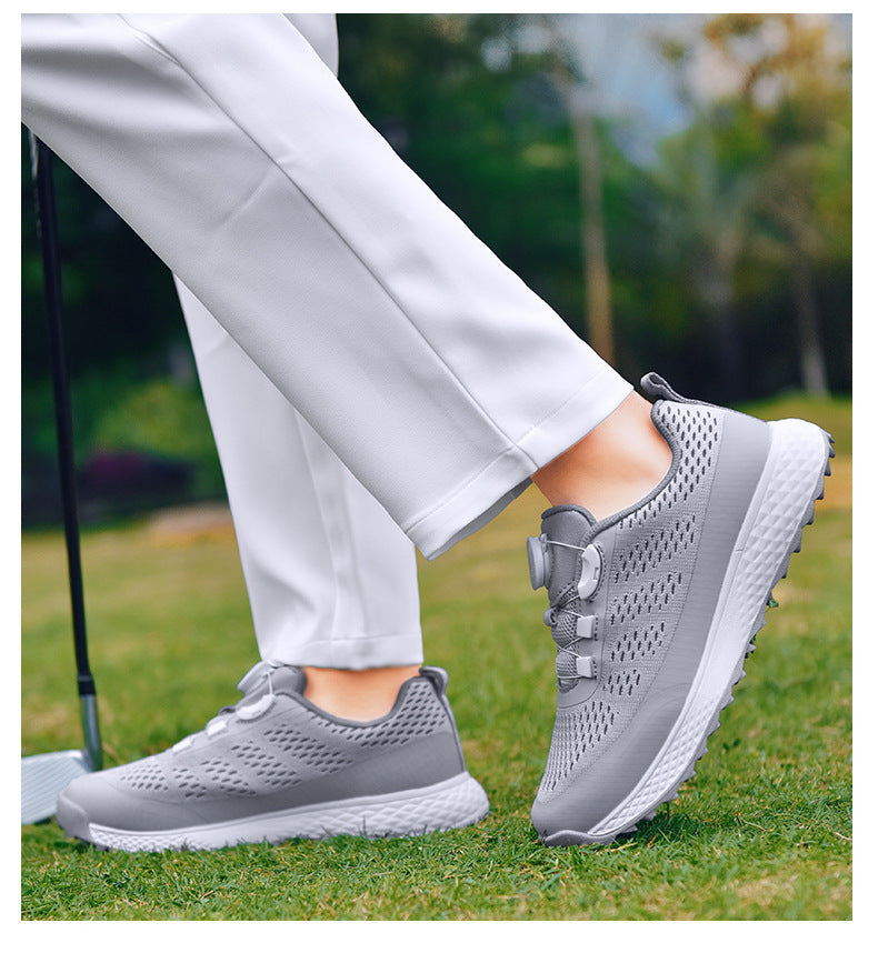 Men's Golf Leisure Sneakers - Outdoor Buckle Athletic Shoes
