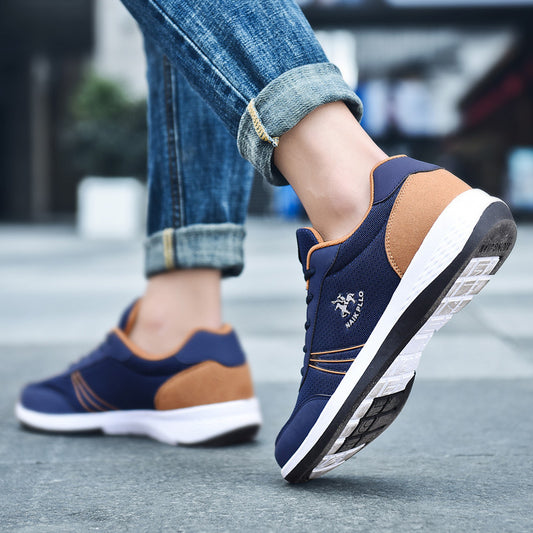 Men's Multi-Purpose Mesh Sneakers - Breathable Travel Running Shoes