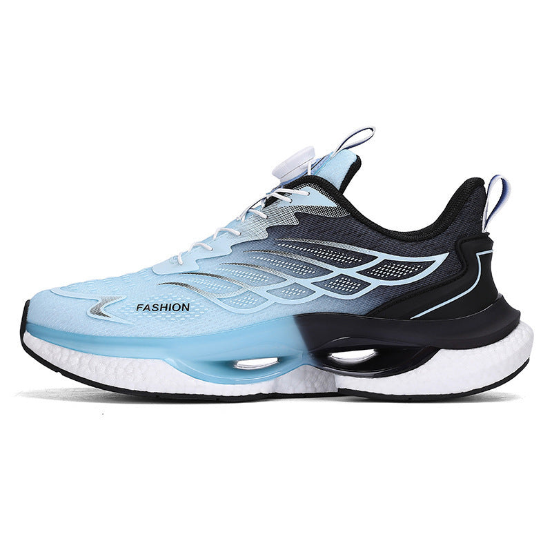 Men's Rotating Button Running Sneakers - Advanced Athletic Shoes