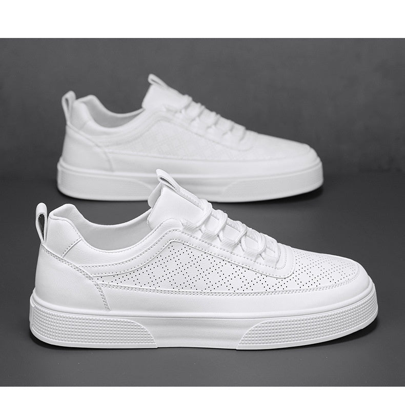 Thick Bottom Platform Sneakers - Stylish Lace-Up Casual Shoes
