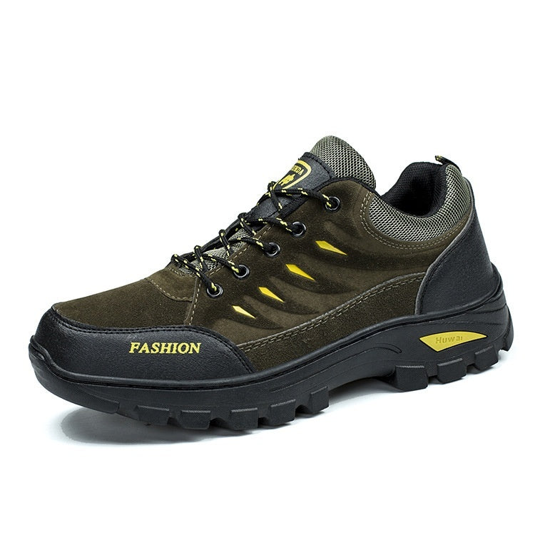 Men's Korean Fashion Hiking Shoes - Casual Outdoor Trail Sneakers