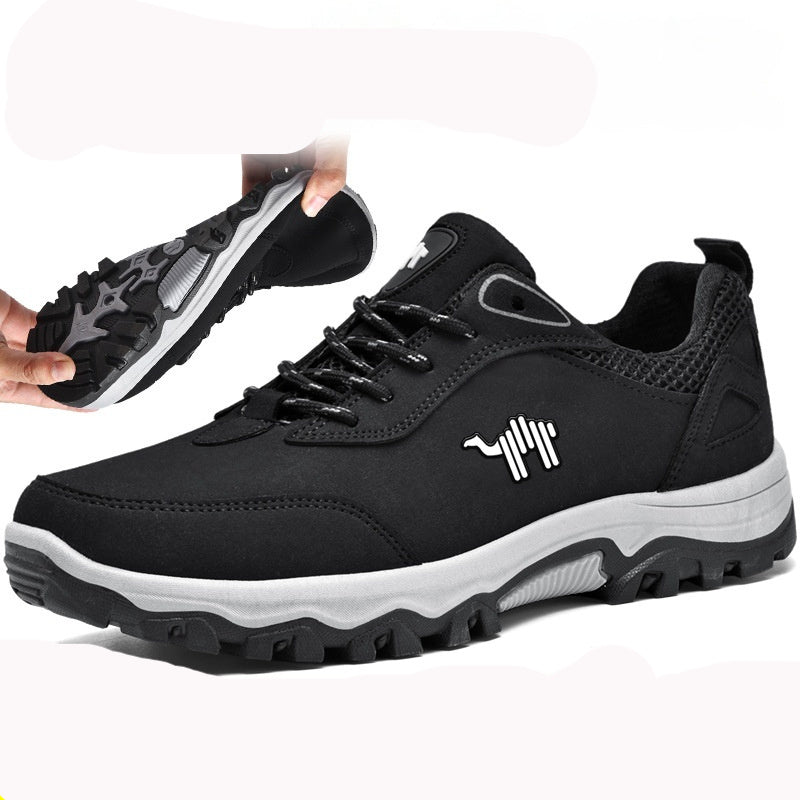 Plus Size Outdoor Casual Sneakers - High-Top Breathable Athletic Shoes