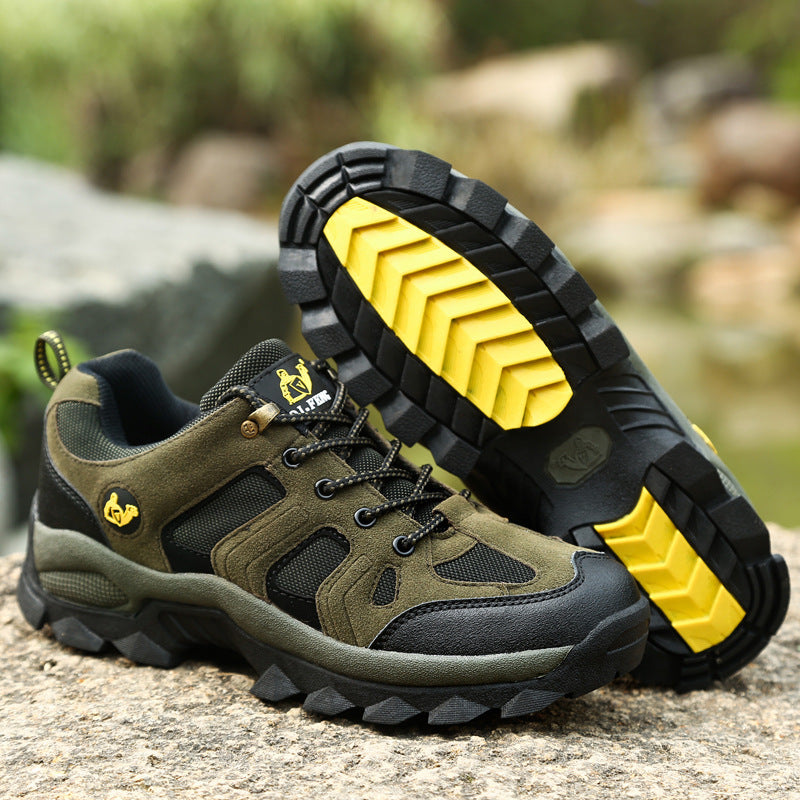 Men's Rugged Outdoor Hiking Shoes - All-Terrain Trail Boots