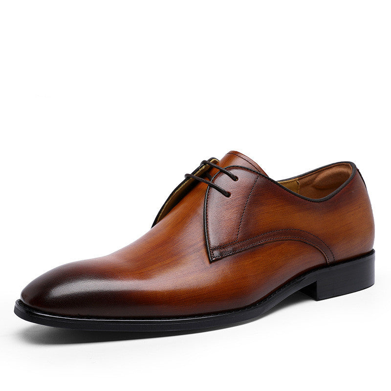 Large Size Dress Leather Shoes - Men's Casual Business Extended Sizes