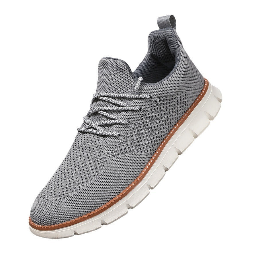 Men's Fashion Flying Woven Sneakers - Breathable Athletic Shoes