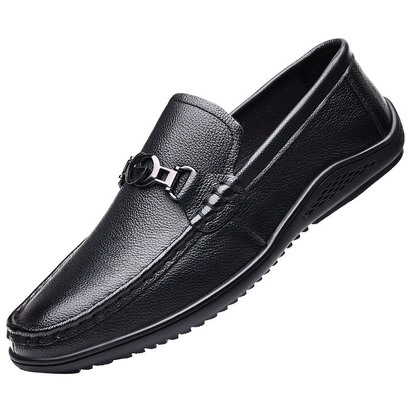 Leather Casual Fashion Shoes - Comfortable Dress Shoes for Men