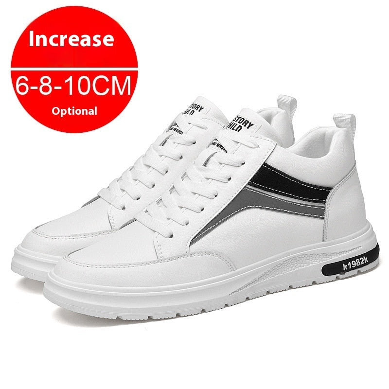 Men's Height Increasing Elevator Sneakers - Invisible Lift Casual Shoes