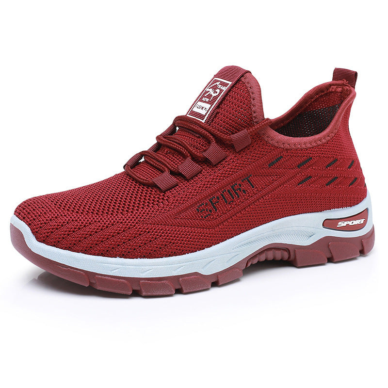 Casual Soft Sole Sneakers - Lightweight Breathable Comfortable Shoes