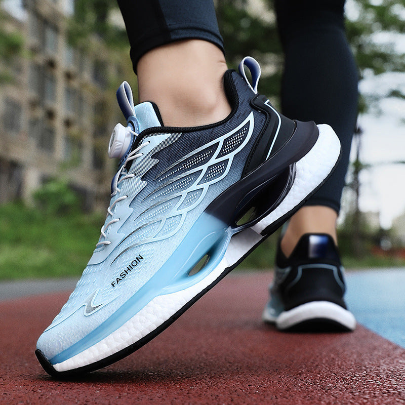 Men's Rotating Button Running Sneakers - Advanced Athletic Shoes