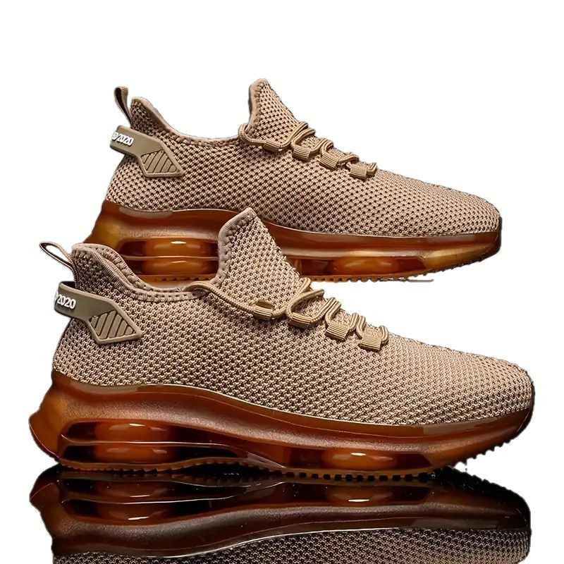Men's Breathable Soft Bottom Sneakers - Trendy Casual Shoes