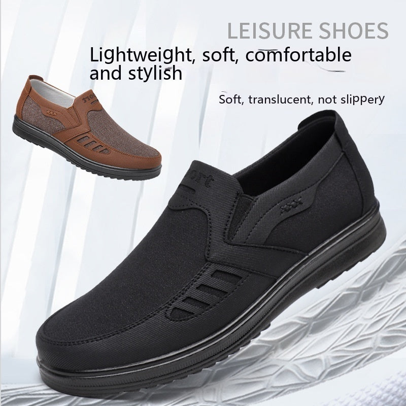 Men's Old Beijing Cloth Shoes - Breathable Thin Casual Shoes for Spring & Autumn