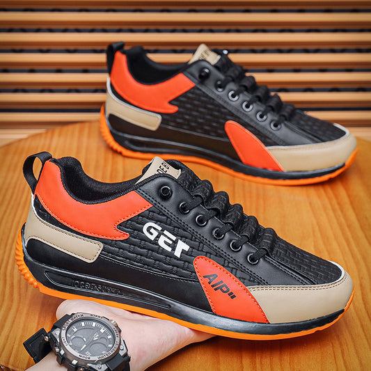 Men's Plus Size Slip-On Sports Shoes - Korean Style Autumn Board Shoes