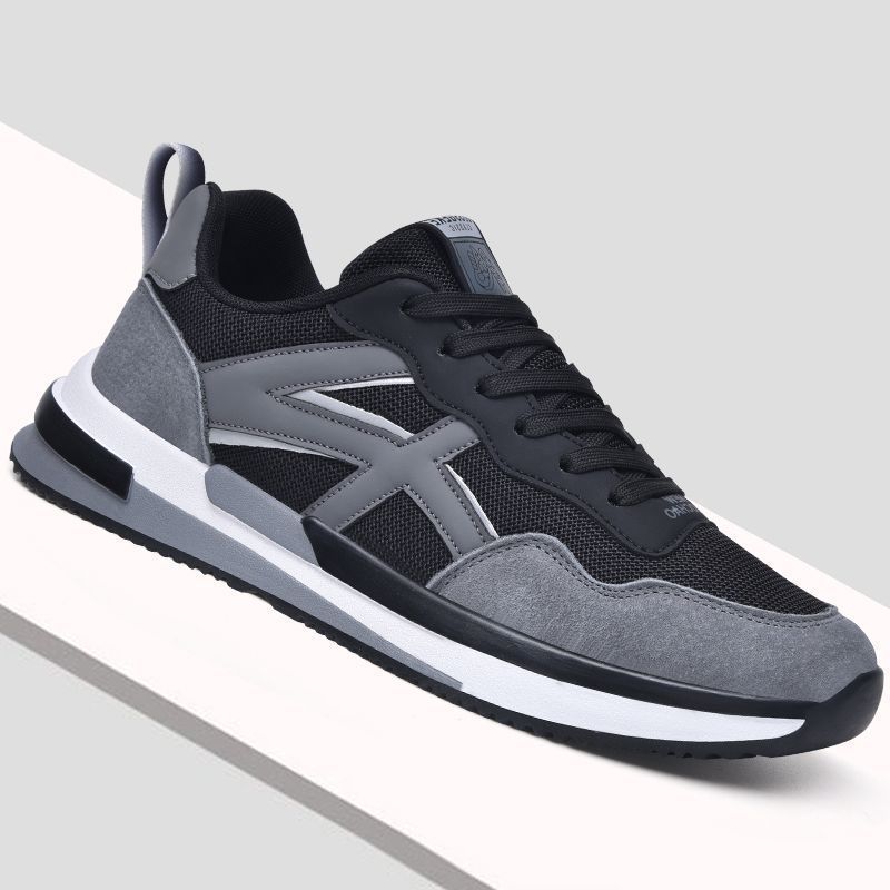 Leather Breathable Casual Sneakers - Comfortable Sports Athletic Shoes