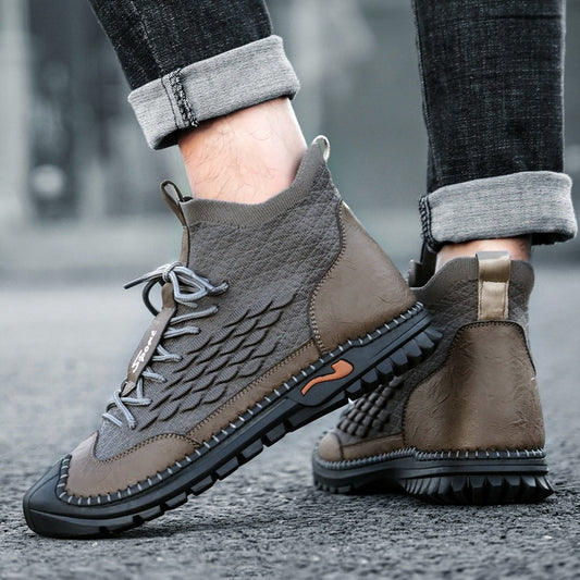 Outdoor Hiking Driving Shoes - Multi-Purpose Tooling Boots for Men