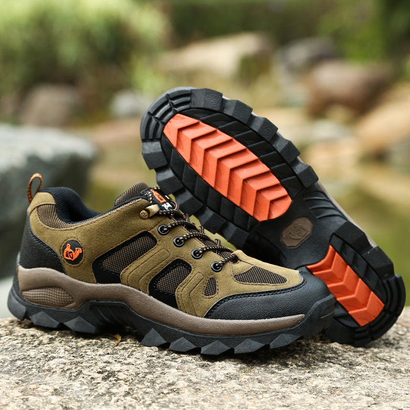 Men's Rugged Outdoor Hiking Shoes - All-Terrain Trail Boots