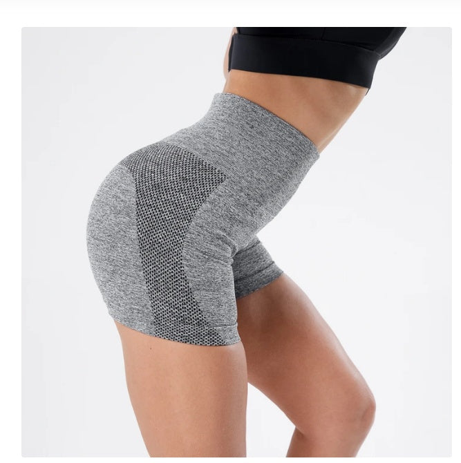 Women's High Waist Push-Up Running Shorts - Butt Lifting Athletic Shorts