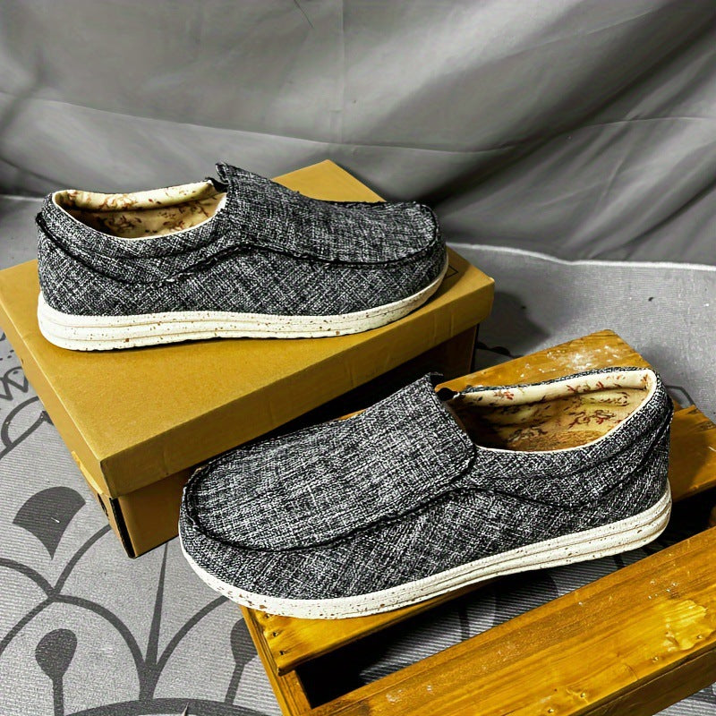 Men's Canvas Summer Sneakers - Ultra-Light Breathable Casual Shoes