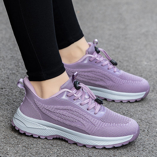 Spring Mesh Sneakers - Lightweight Breathable Soft Bottom Shoes