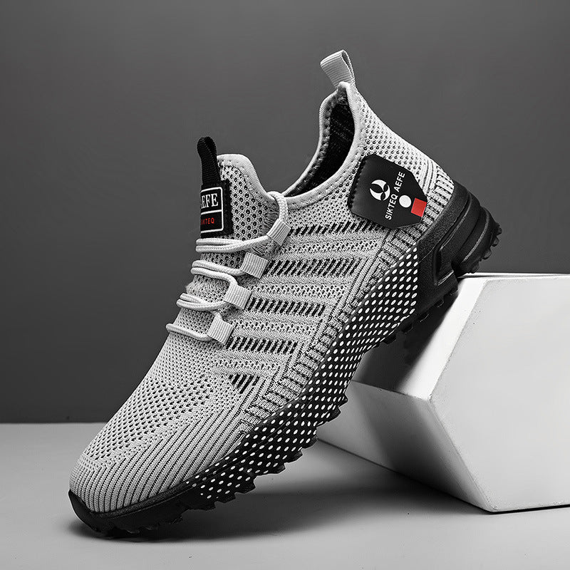 Men's British Style Mesh Sneakers - Cool Minimalist Athletic Shoes