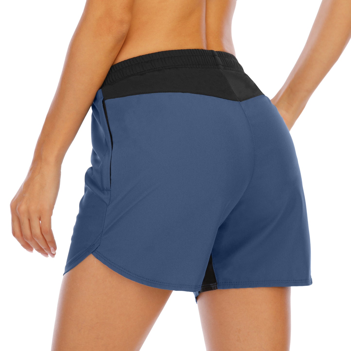 Women's Boxer Style Running Sports Shorts - Loose Fit Quick Drying Fitness Shorts