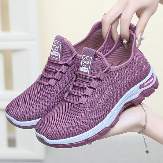 Casual Soft Sole Sneakers - Lightweight Breathable Comfortable Shoes