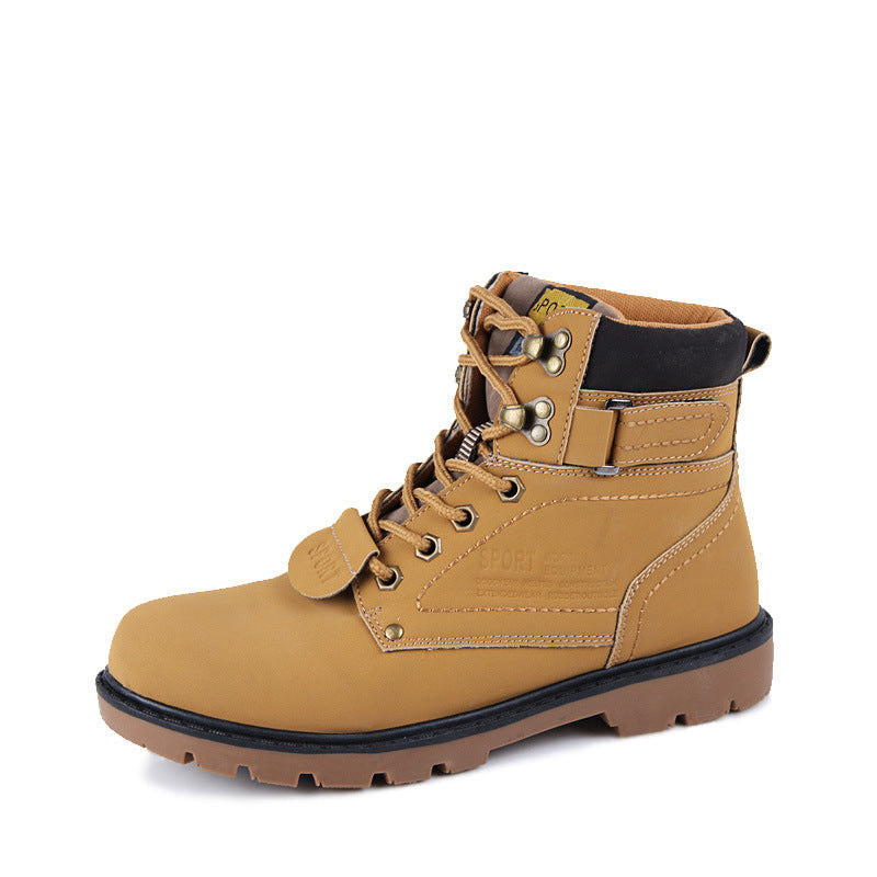 Men's High-Top Desert Work Boots - Tactical Outdoor Ankle Boots