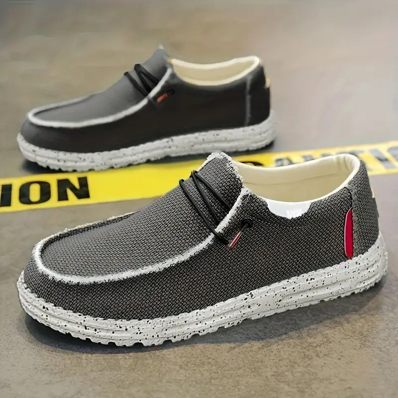 Men's Slip-On Canvas Shoes - Breathable Casual Shoes for Autumn
