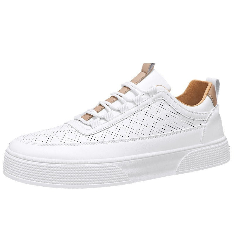 Thick Bottom Platform Sneakers - Stylish Lace-Up Casual Shoes