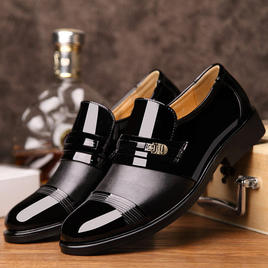 Men's Business Dress Leather Shoes - Professional Formal Footwear