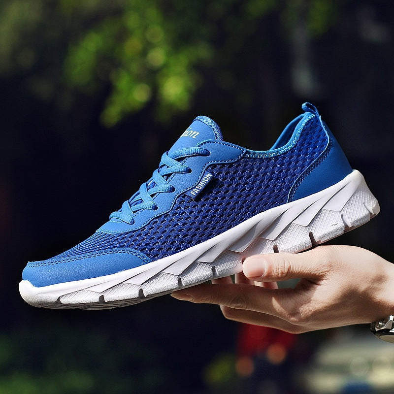 Men's Light Running Shoes - Breathable Mesh Athletic Sneakers