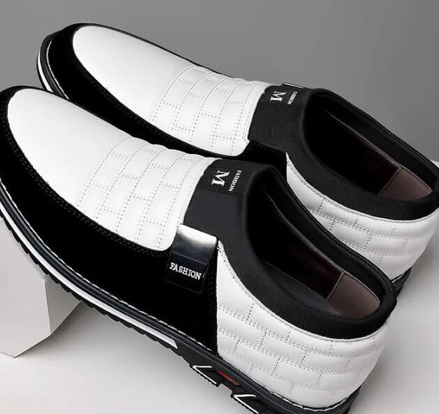 Men's Large Size Casual Leather Shoes - Premium Comfort & Style
