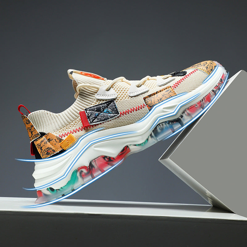 Lightweight Mesh Running Sneakers - Breathable Athletic Shoes