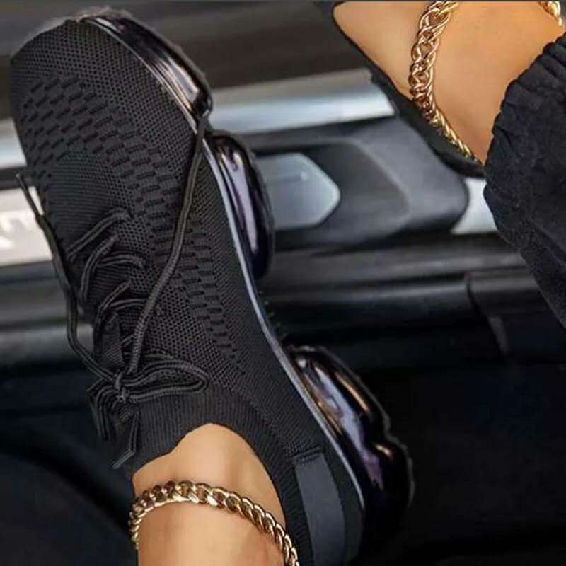 Large Mesh Breathable Casual Sneakers - Comfortable Athletic Shoes