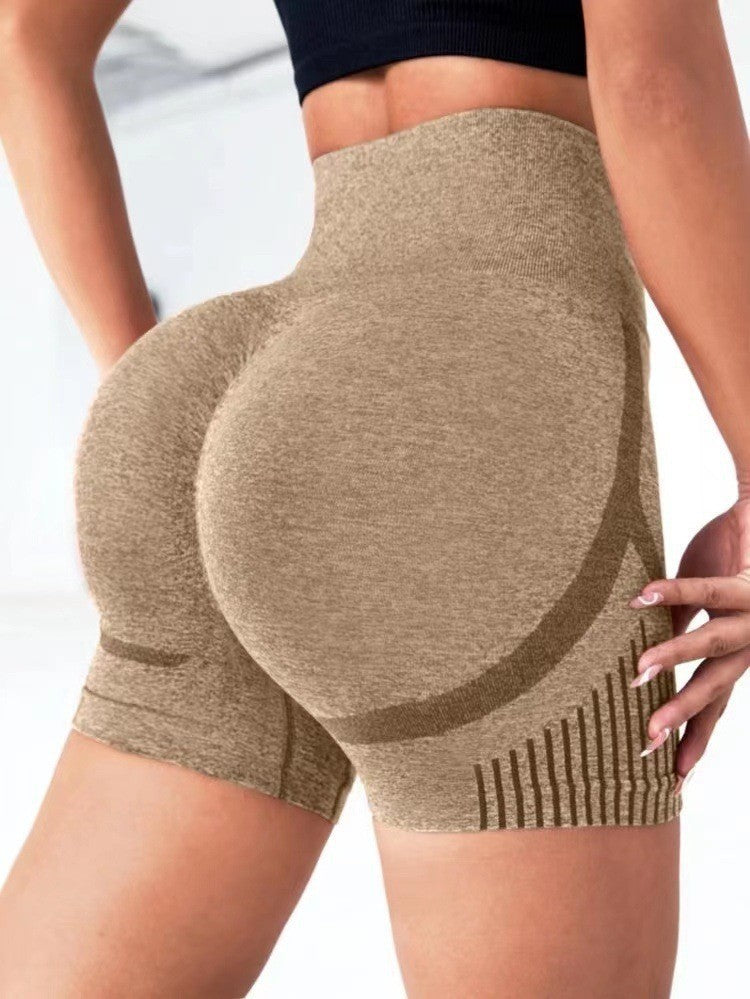 Women's New High Waist Hip Lift Yoga Shorts - Running Fitness Sportswear