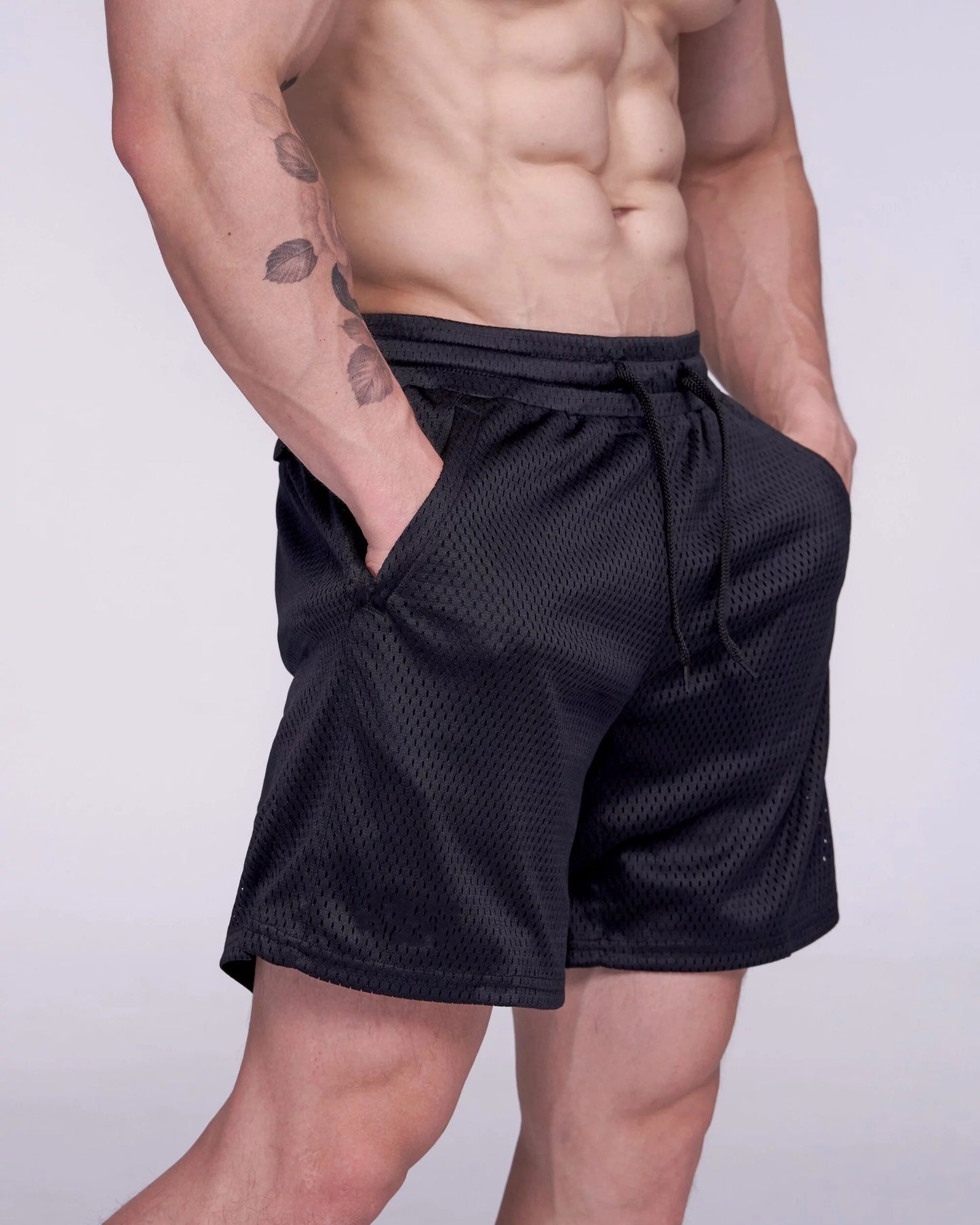 Men's Summer American Style Mesh Shorts - Breathable Athletic Mesh Shorts