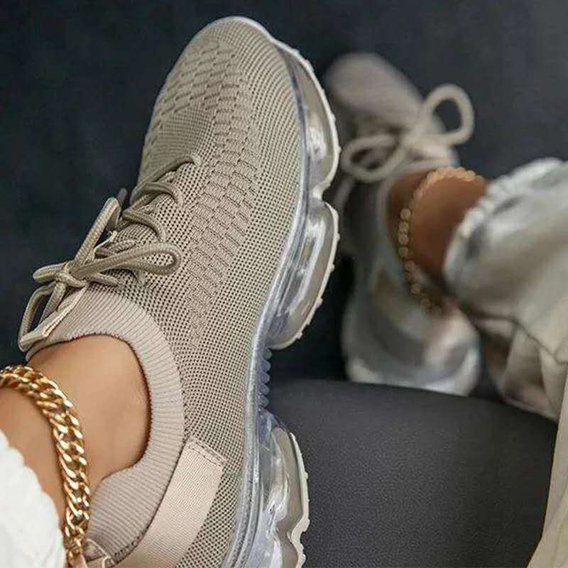 Large Mesh Breathable Casual Sneakers - Comfortable Athletic Shoes