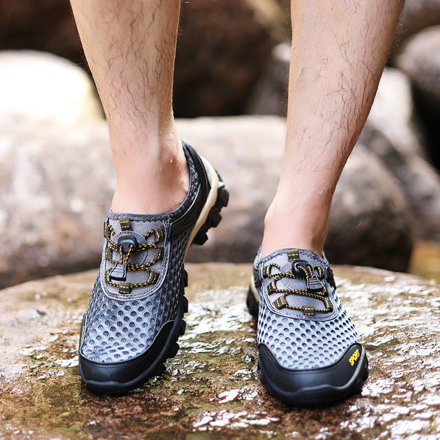 Breathable Net Shoes Outdoor Fishing Wading Shoes - Lightweight Water Shoes