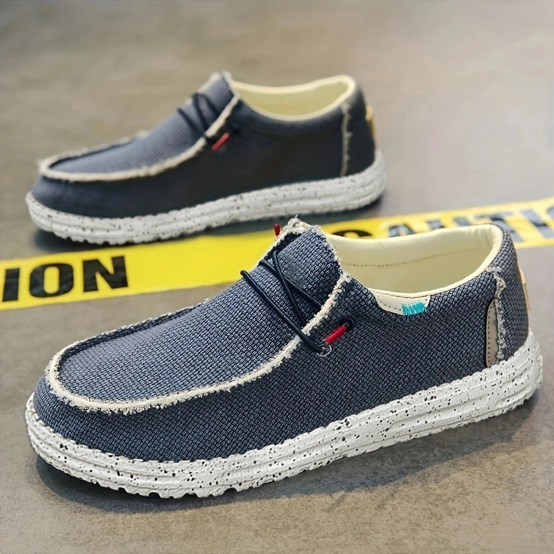 Men's Slip-On Canvas Shoes - Breathable Casual Shoes for Autumn