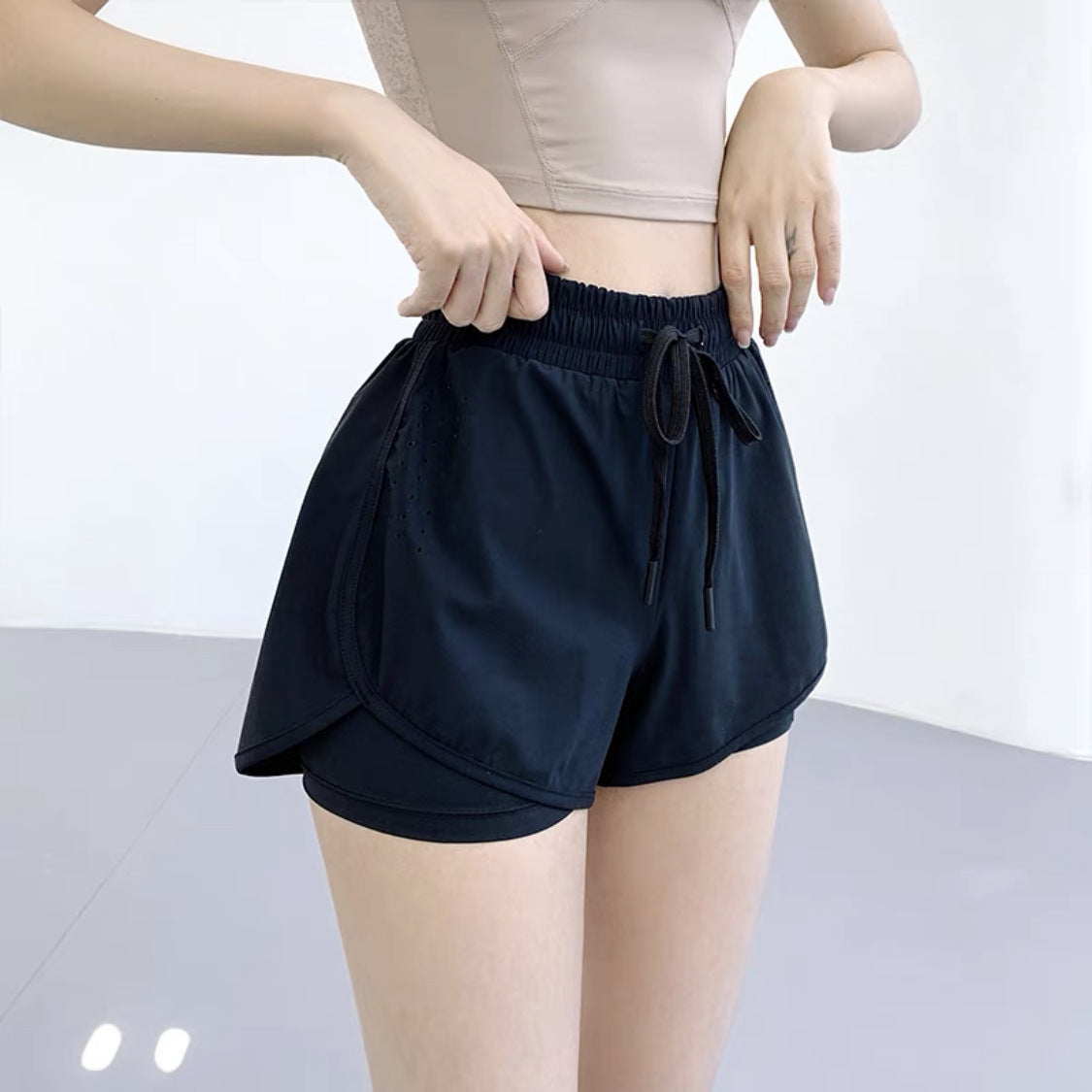 Women's Quick-Drying Running Shorts - Breathable Anti-Exposure Sports Shorts